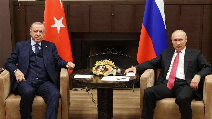 إردوغان وبوتين يناقشان الأوضاع في أوكرانيا وسورية